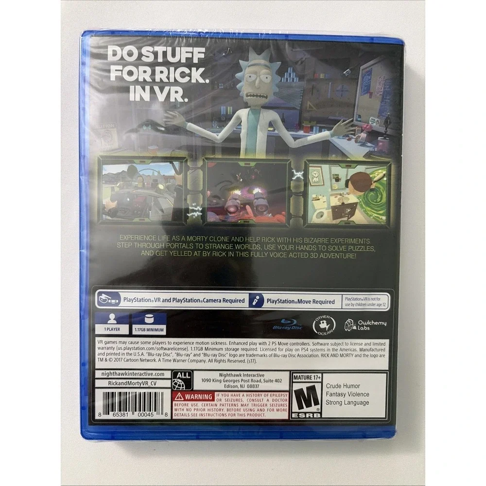 Rick and Morty Virtual Rick-Ality (PlayStation 4, 2018)